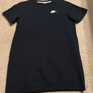 Nike Women's Black Sweatshirt Shirtsleeve Dress